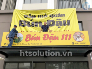 Thi công bảng hiệu giá rẻ HCM