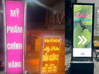 4 bước làm bảng hiệu hộp đèn tại nhà cực đơn giản