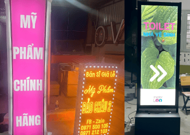 4 bước làm bảng hiệu hộp đèn tại nhà cực đơn giản