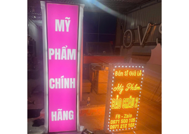4 bước làm bảng hiệu hộp đèn tại nhà cực đơn giản