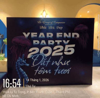 Backdrop tất niên 2025