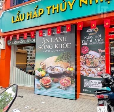 Bảng hiệu hộp đèn Long Wang