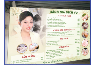 Bảng hiệu spa đẹp