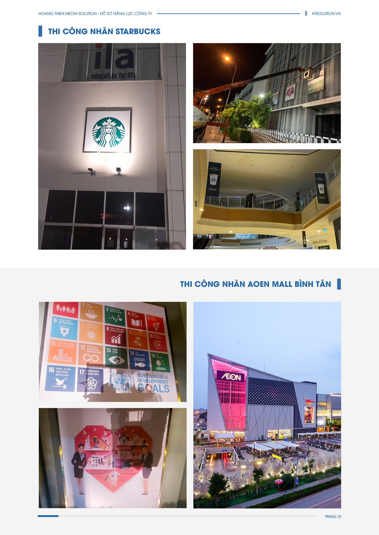 dự án tiêu biểu hoàng thiện