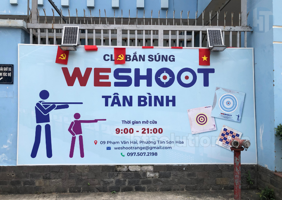 bảng hiệu logo clb we shoot