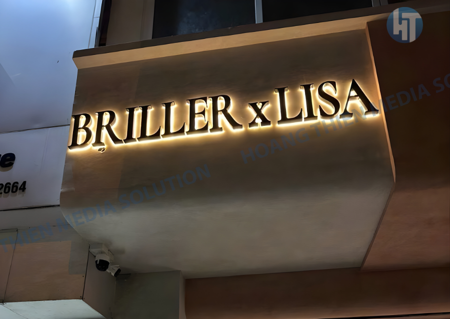 bảng hiệu đèn led hiện đại