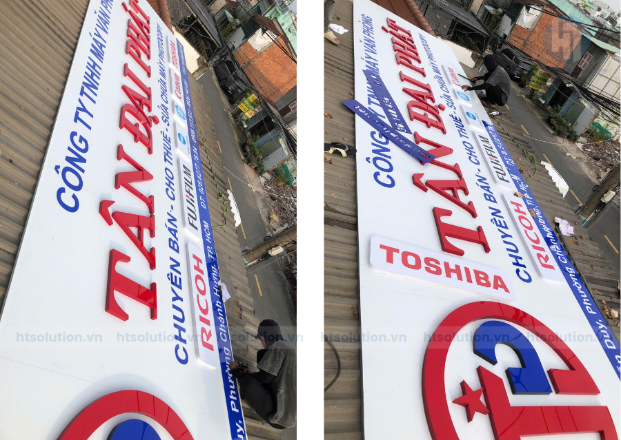 bảng hiệu ngoài trời