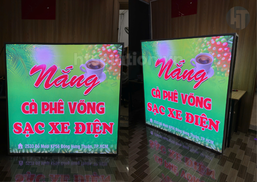 bảng hiệu quảng cáo hộp đèn