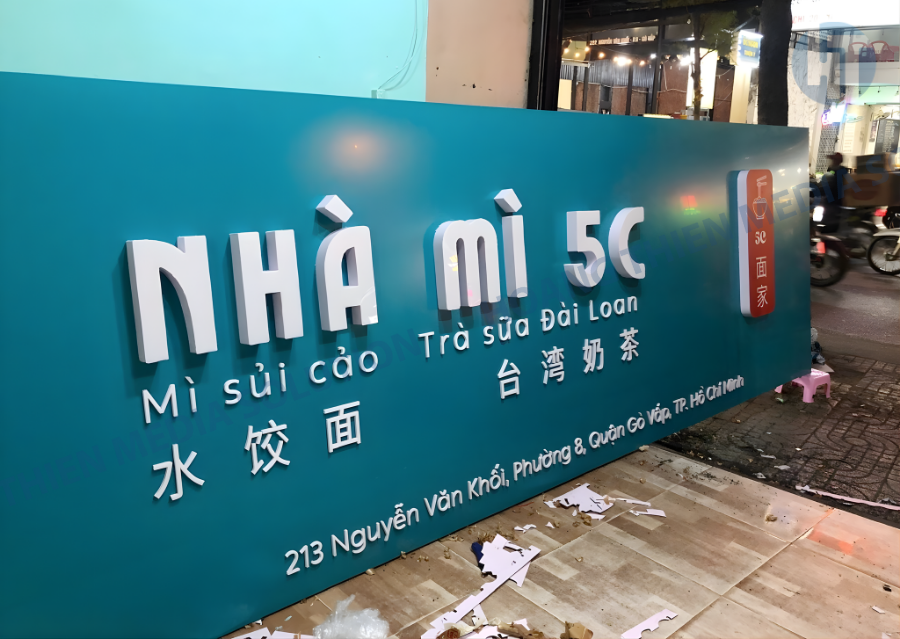 biển quảng cáo alu